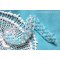 Crystal Blue Armband mit Facetten und Kreiseln in Swarovski-Kristall