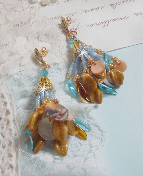 BO Cheyenne mit Perlmuttpailletten und b&ouml;hmischen Glasdolchen