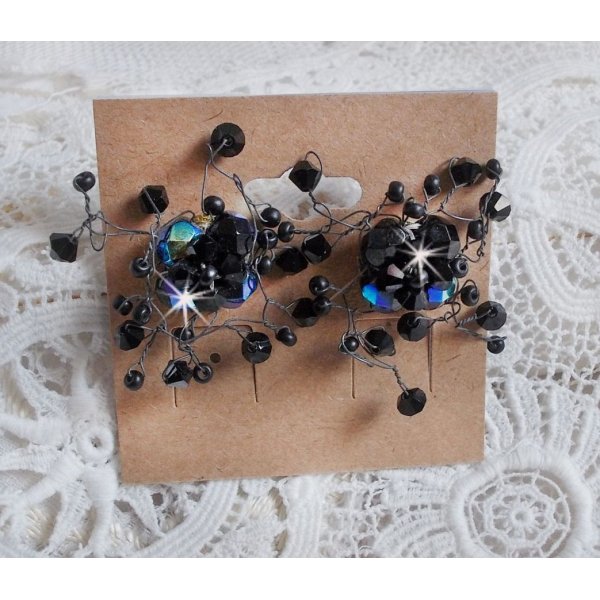 BO Stille Nacht mit Kreiseln aus Swarovski-Kristall und Glasfacetten