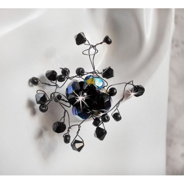 BO Stille Nacht mit Kreiseln aus Swarovski-Kristall und Glasfacetten