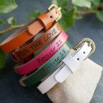 Lederarmband graviert einfache Drehung zu personalisieren gemischte Erwachsene Kind