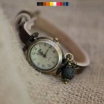 Uhr Lavastein Charm Diffusor mit Lederarmband zur Auswahl