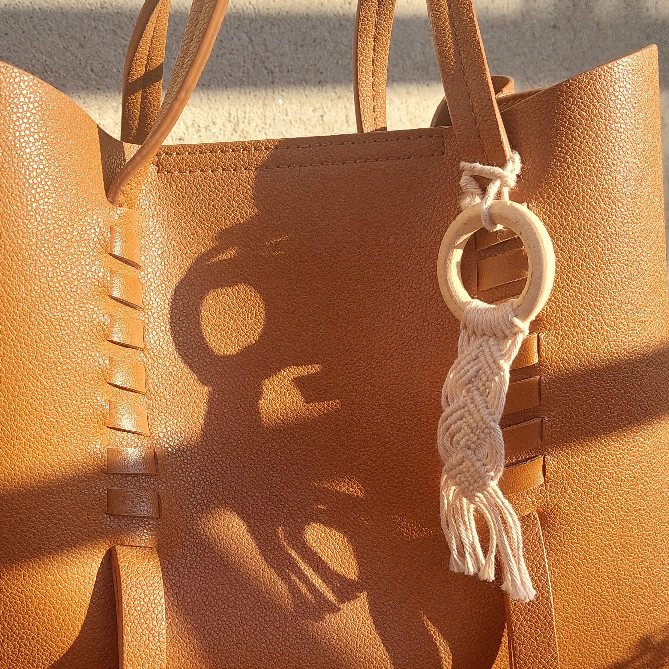 Bijoux de sac en Macram&eacute;