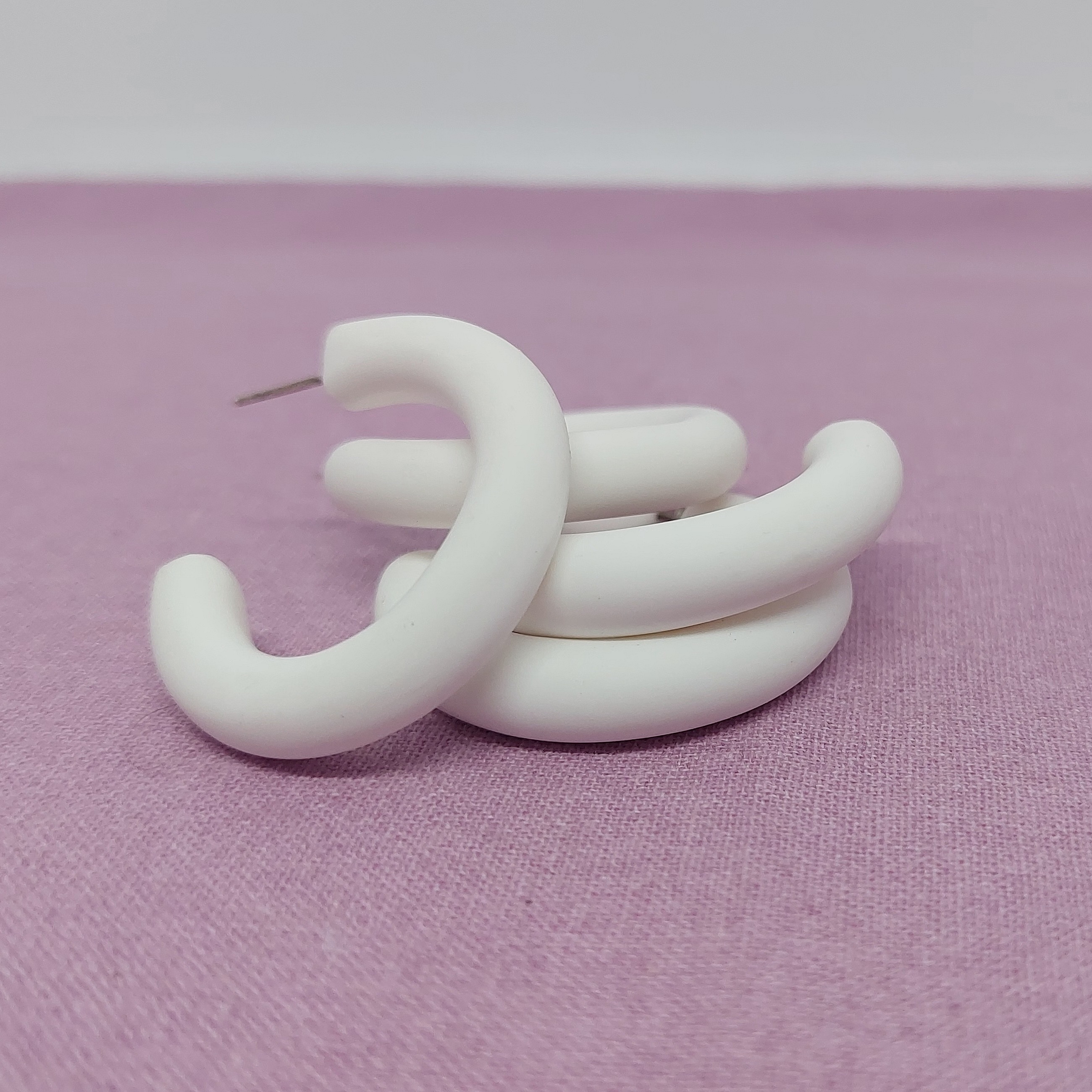 Cr&eacute;oles blanches mat et unies