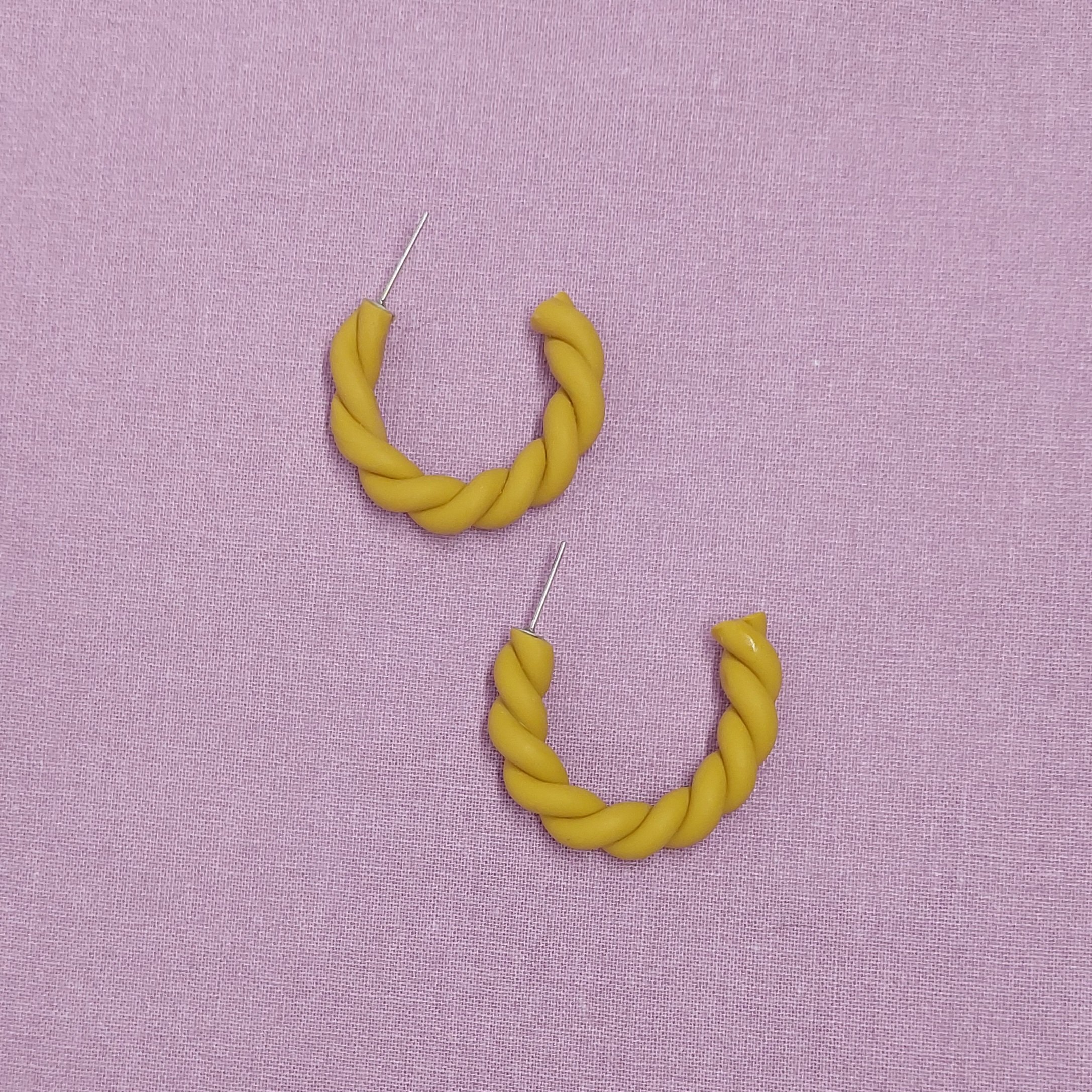 Cr&eacute;oles &agrave; torsades &eacute;paisses effet panier