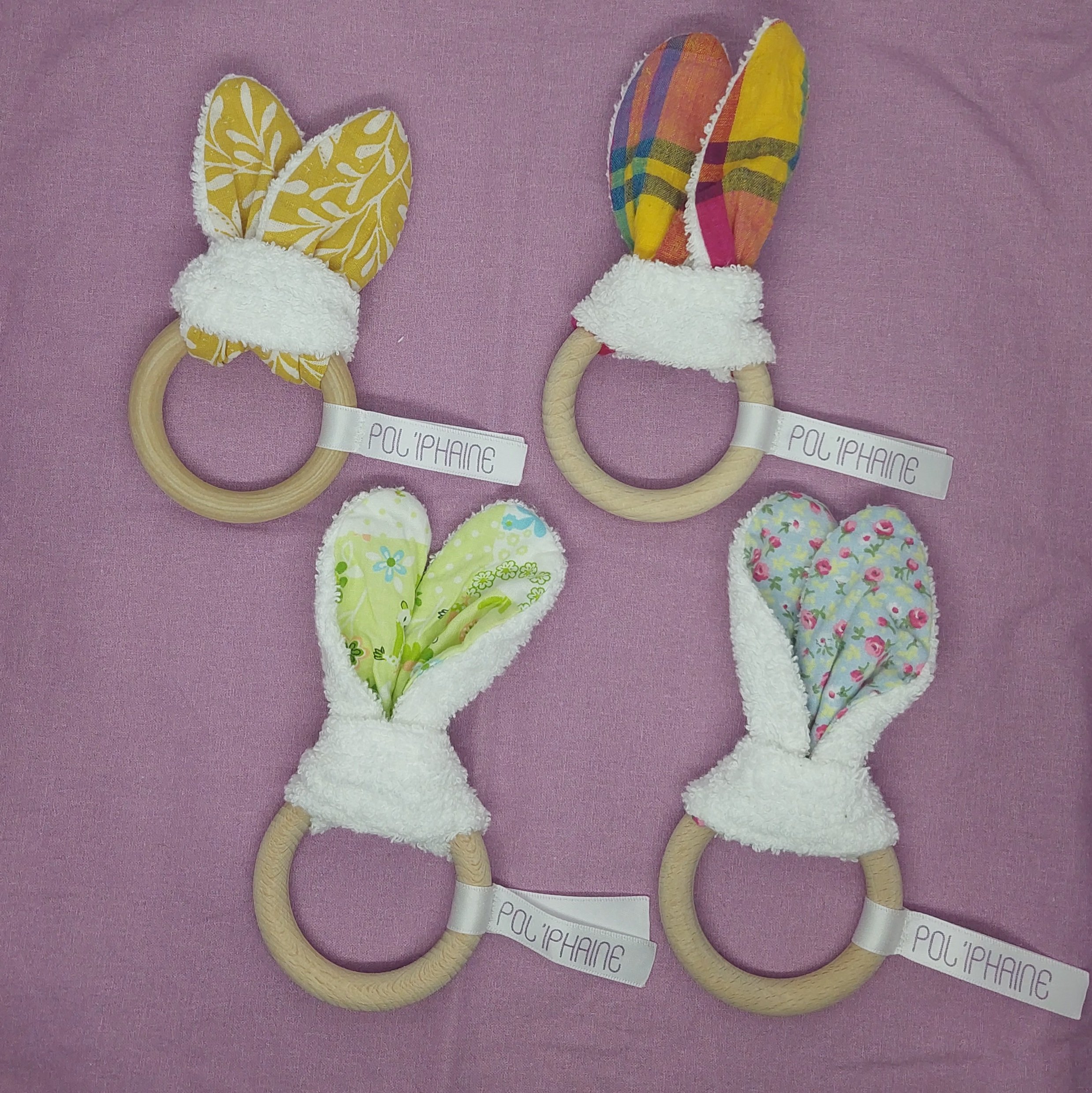 D&eacute;co lapin pour chambre de b&eacute;b&eacute; Jaune