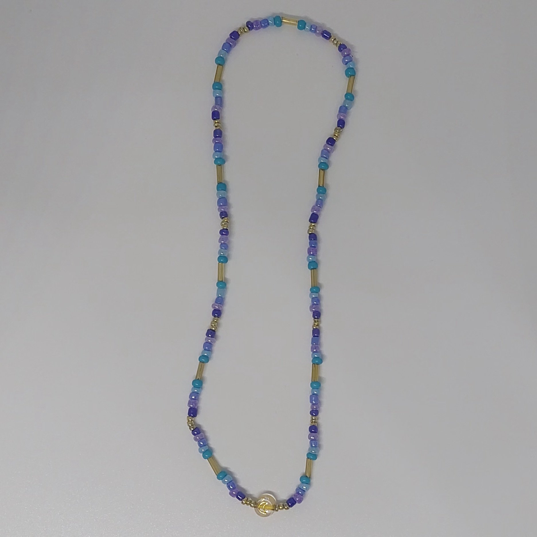 Ras du cou sorci&egrave;re : Perle Croissant de lune 