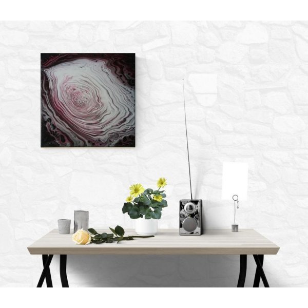 Peinture abstraite - Crat&egrave;re de Mars