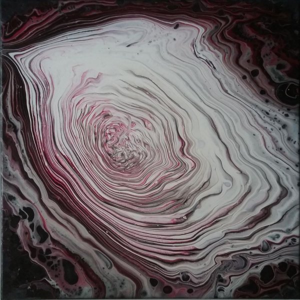 Peinture abstraite - Crat&egrave;re de Mars