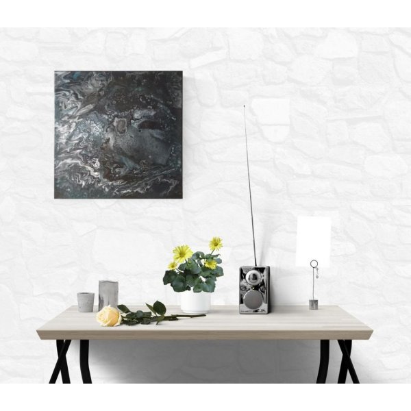 Peinture abstraite - Mer noire